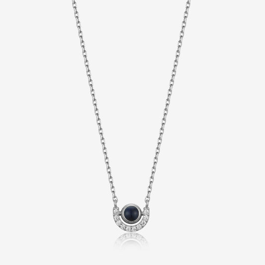 [September Birthstone] Debon D.D Silver Necklace JDRNTYF729B