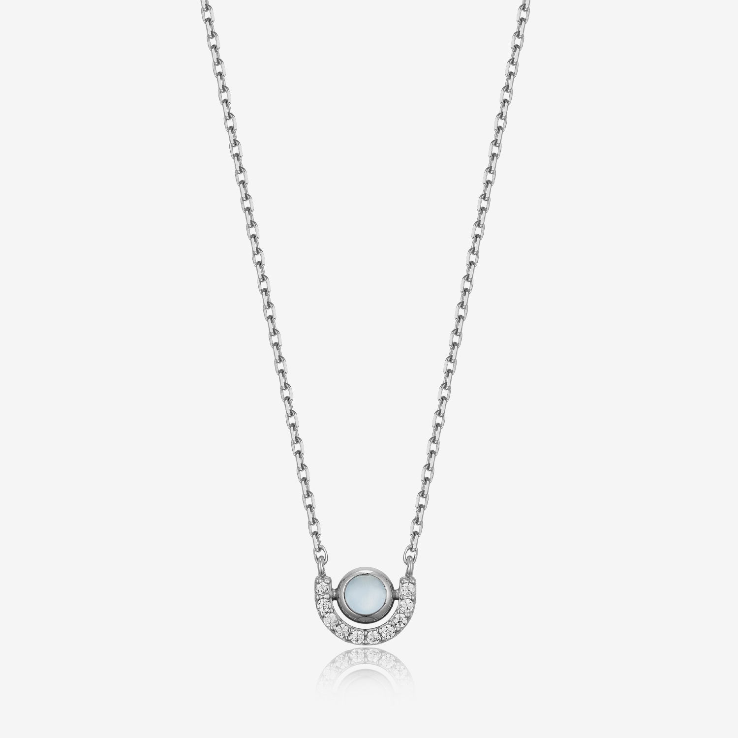 [March Birthstone] Debon D.D Silver Necklace - DIDIER DUBOT