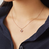 [March Birthstone] Petite D.D Gold Necklace - DIDIER DUBOT