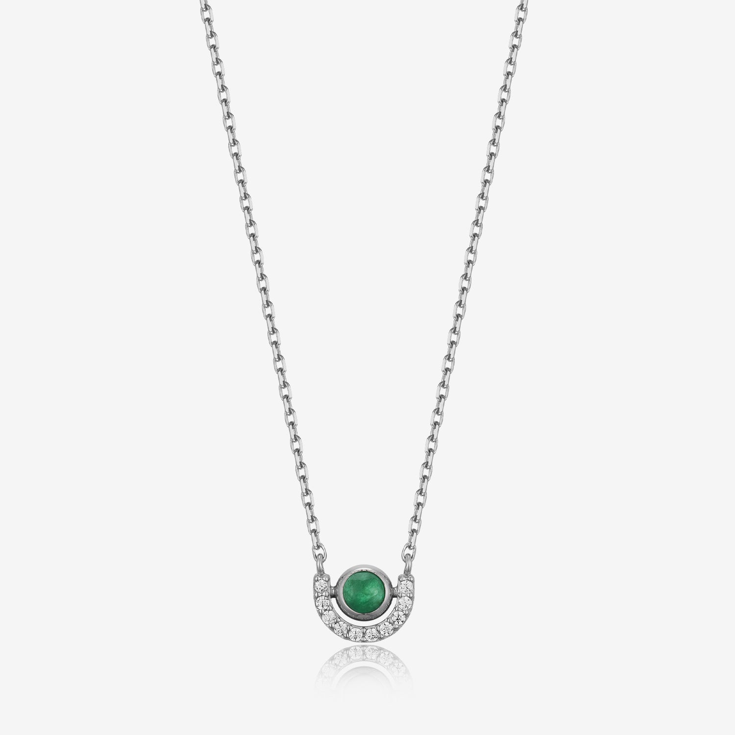 [May Birthstone] Debon D.D Silver Necklace - DIDIER DUBOT