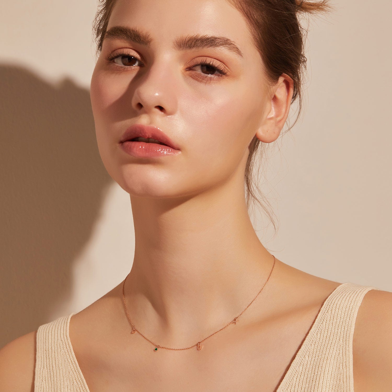 Miss. Doux Gold Necklace - DIDIER DUBOT