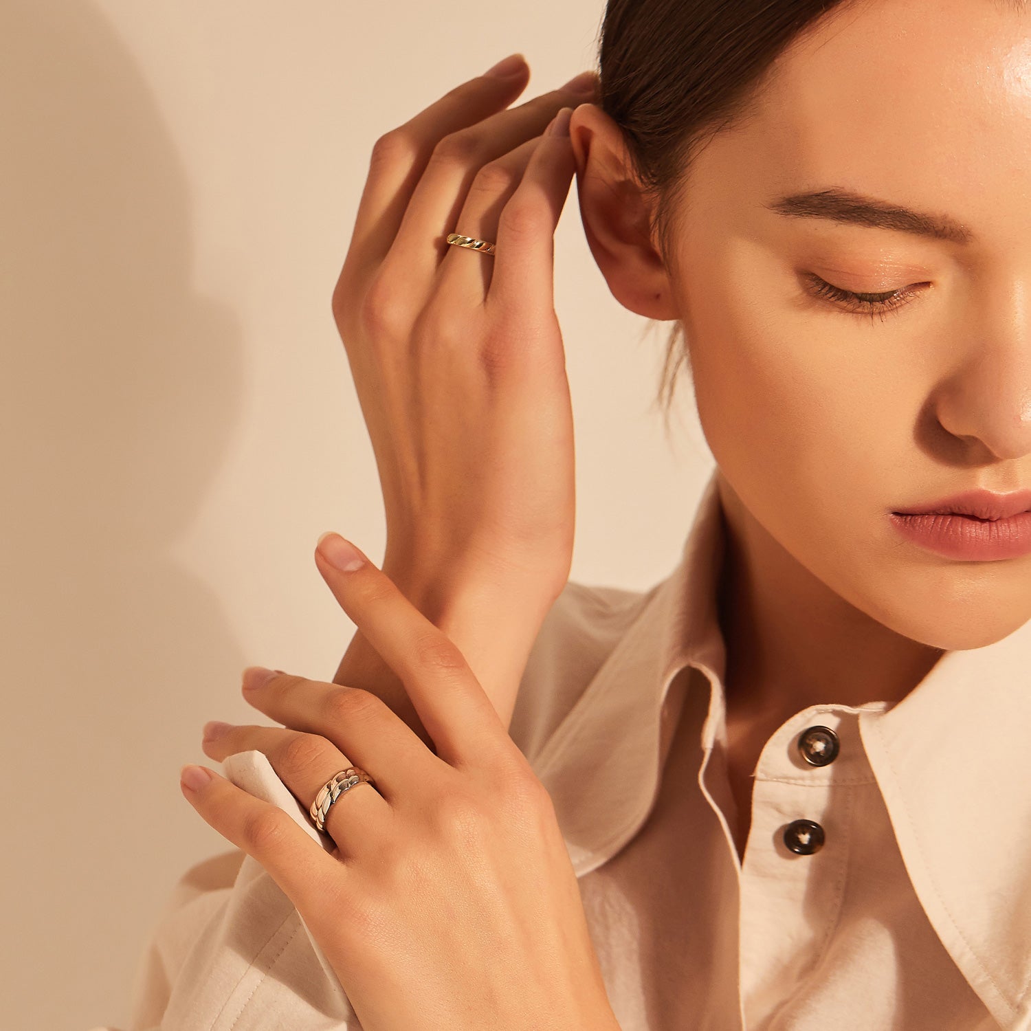 Sensuelle Mariage Gold Ring - DIDIER DUBOT